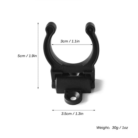Black Canoe Paddle Holder